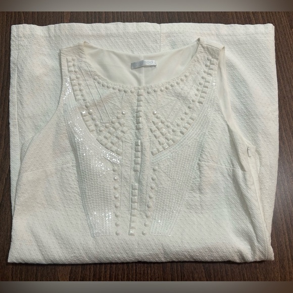 Promod White Dress (Like New) (EU 38) - Picture 3 of 4